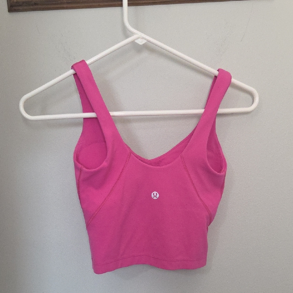 Lululemon Align Tank Sonic Pink Size 0 EUC - Picture 4 of 7
